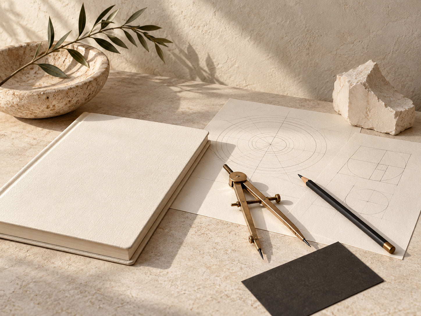 Warm, minimal study scene representing the LEO method of curiosity, structure and clarity.